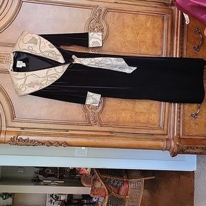 RARA NEW YORK made in USA Vintage Velvet ROBE sz M